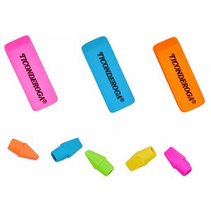 Ticonderoga Neon Eraser Assortment