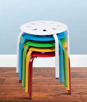 Plastic Nesting Stack Stools