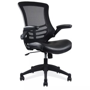 Serene Flip Arm Mesh Back Task Chair w/ Black Frame