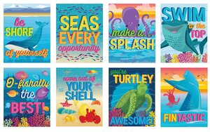 Seas the Day Mini Poster Set