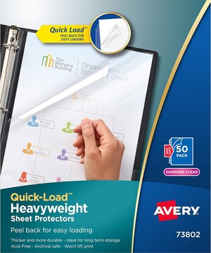 Avery® Quick Load Sheet Protectors