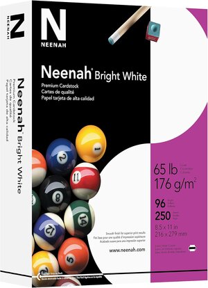 NEENAH® Bright White Cardstock