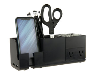 Bostitch Konnect™ Stackable Desk Organizer + Power Station