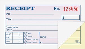 Duplicate Money Receipt Book