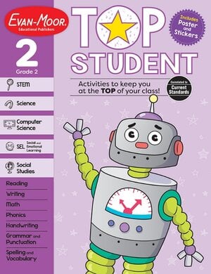 Top Student Second Grade Activity Workbook