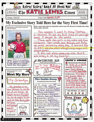 Extra! Extra! Read All About Me! Instant Personal Poster Set