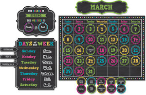 Chalkboard Brights Calendar